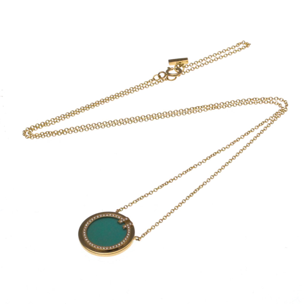 Tiffany T Two · Turquoise Diamond · Rose Gold