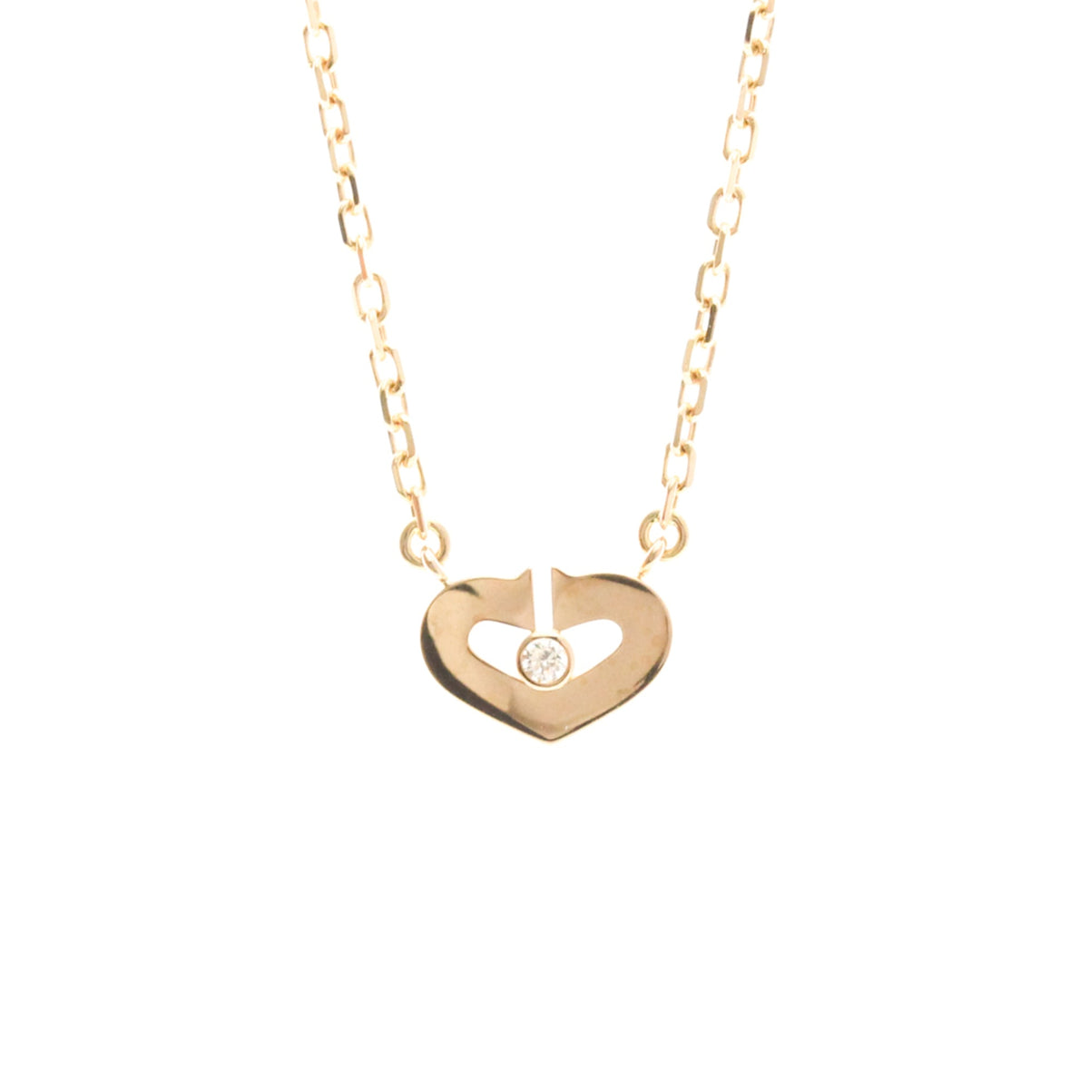 Cartier C Heart · Diamond · Rose Gold