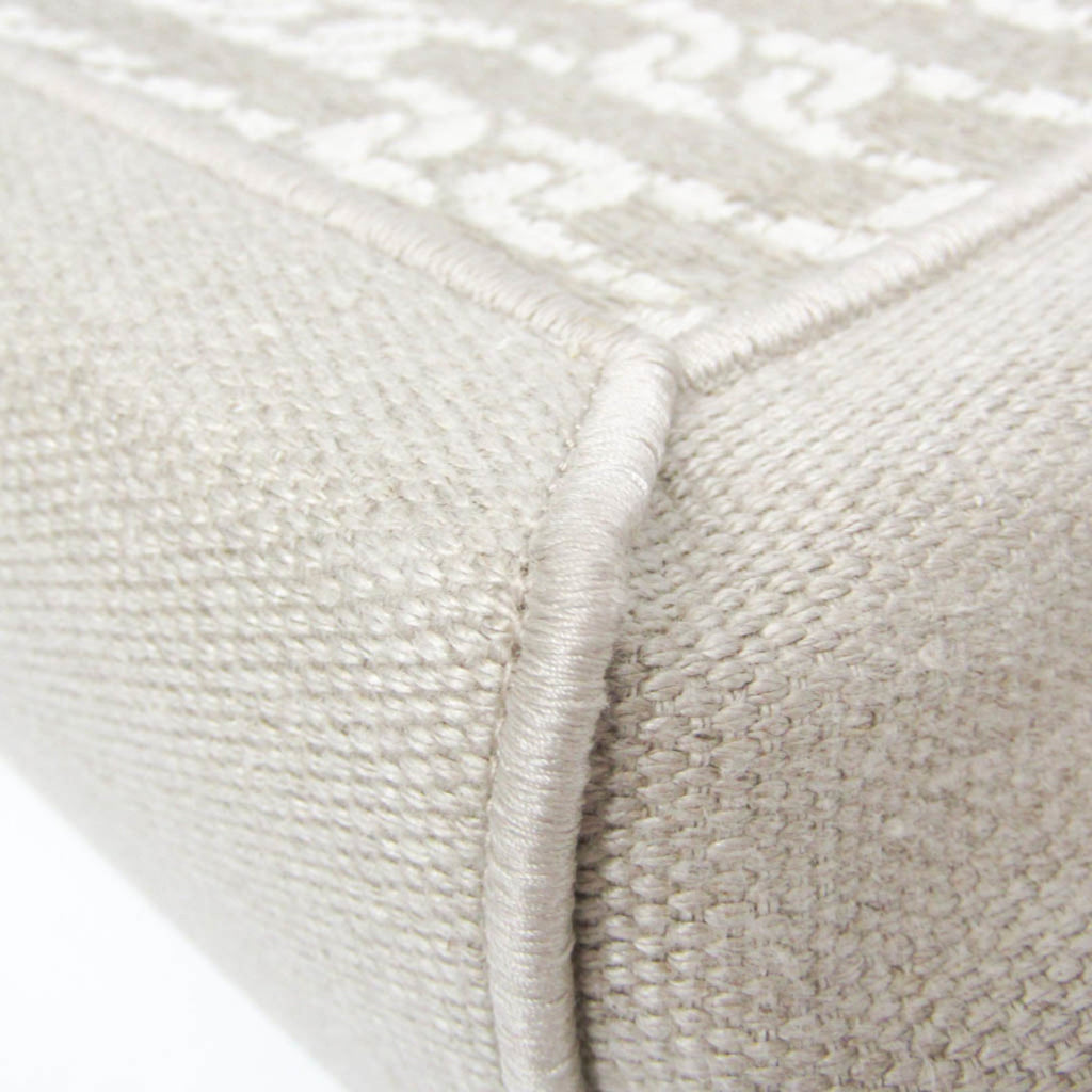 Tod's Double-Handle Shopping Bag · Linen