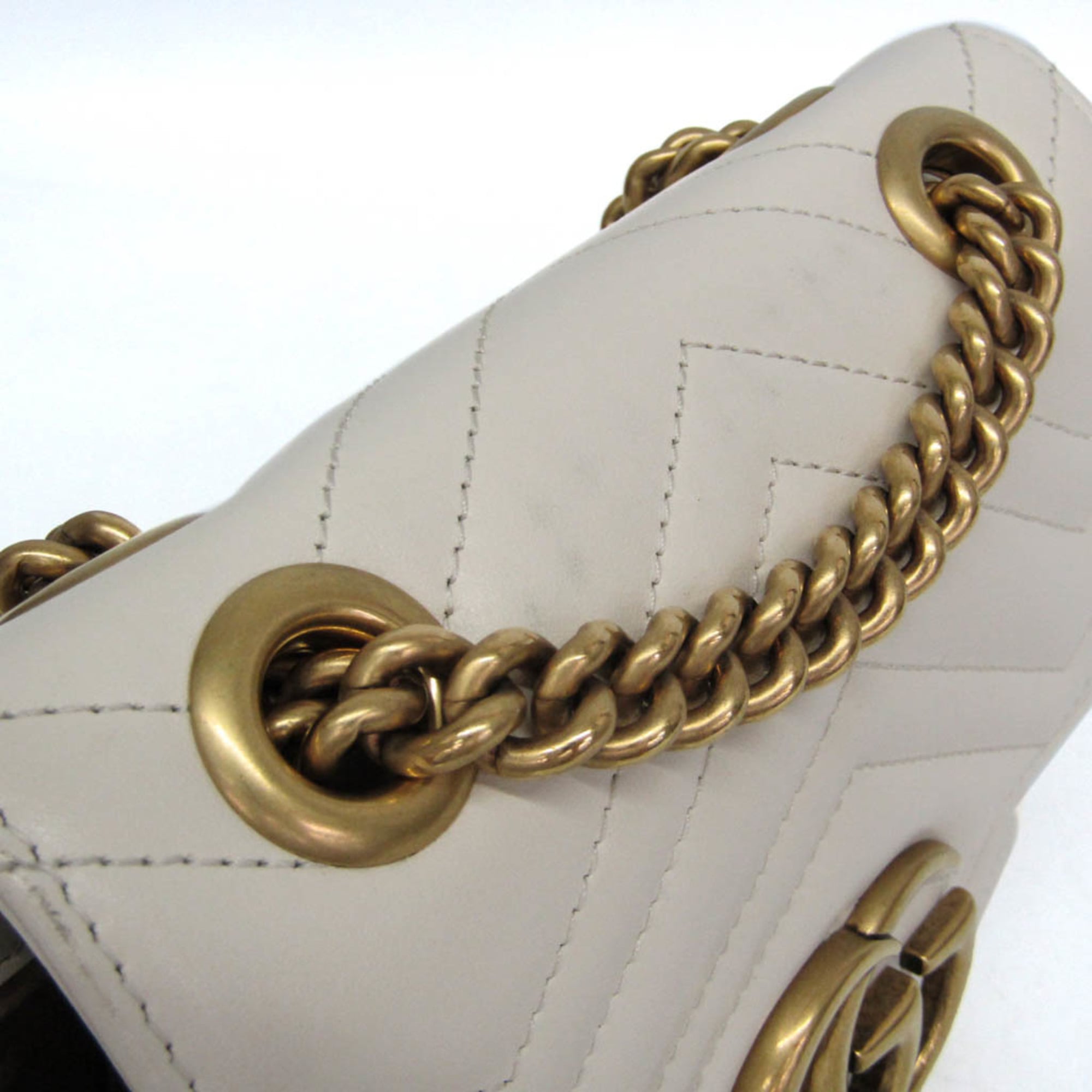 Gucci GG Marmont · Quilted Leather Chain Bag