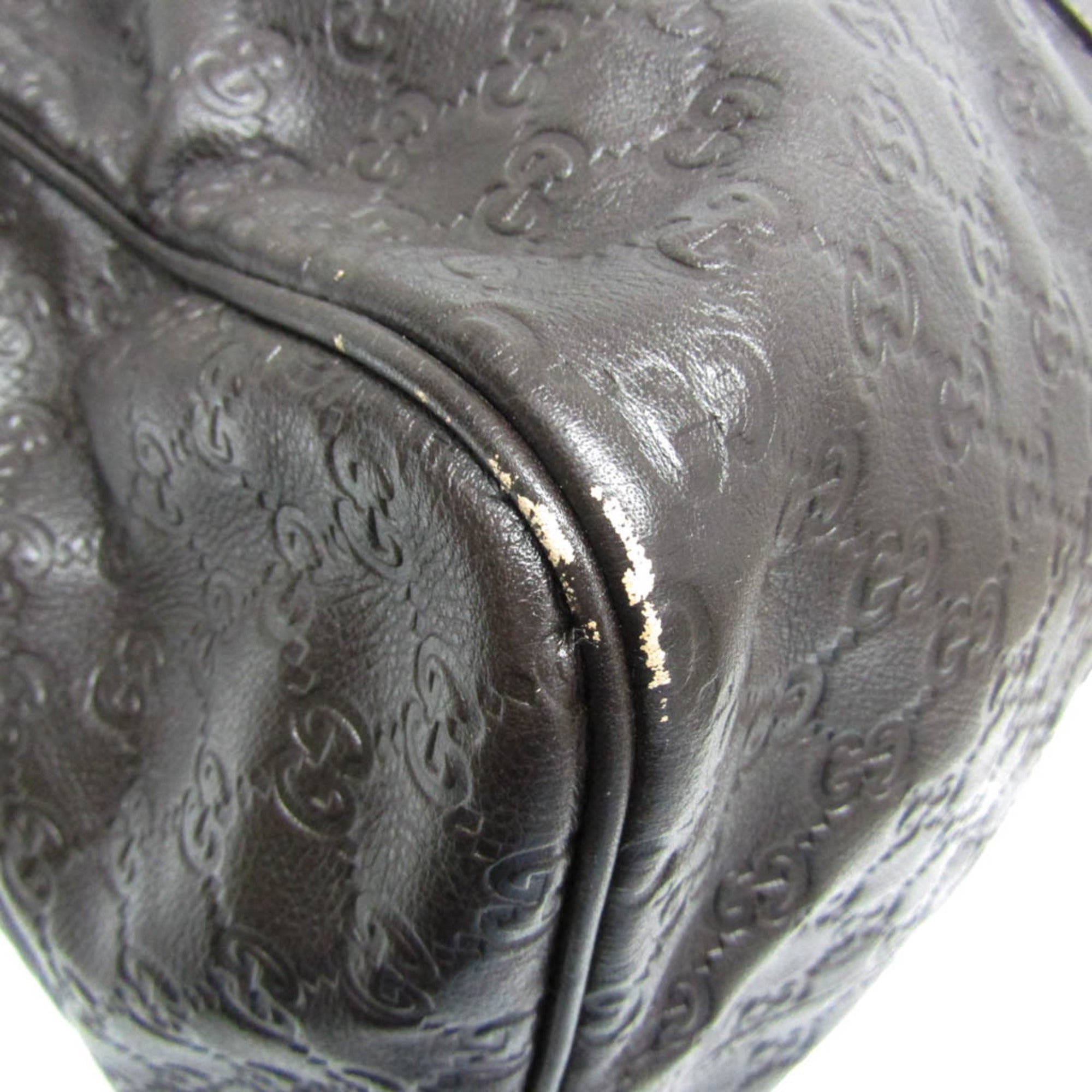 Gucci Guccissima · Leather Boston Bag