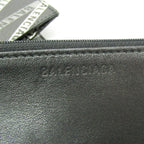 Balenciaga Logo Print · Leather Clutch