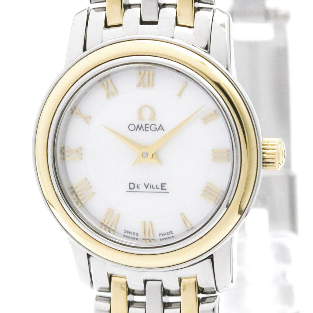 Omega De Ville Prestige · MOP · Steel & 18K Yellow Gold
