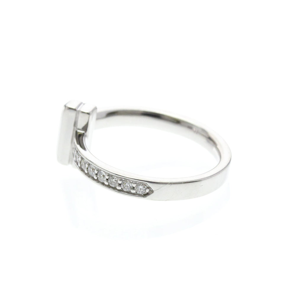 Tiffany T One · Diamond · 18K White Gold
