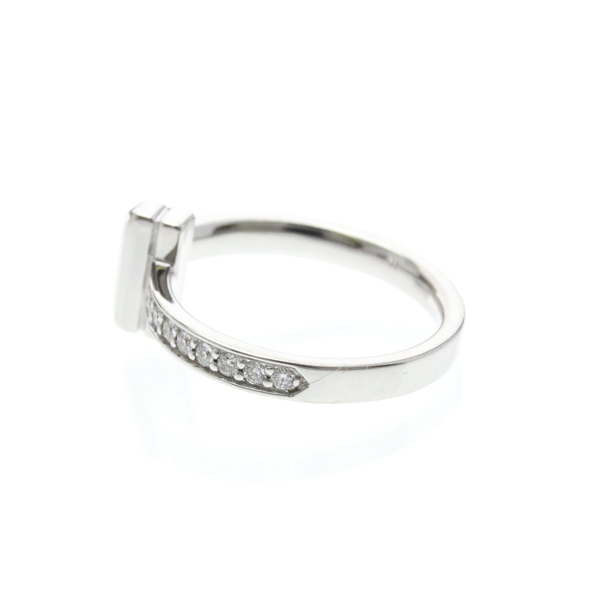 Tiffany T One · Diamond · 18K White Gold