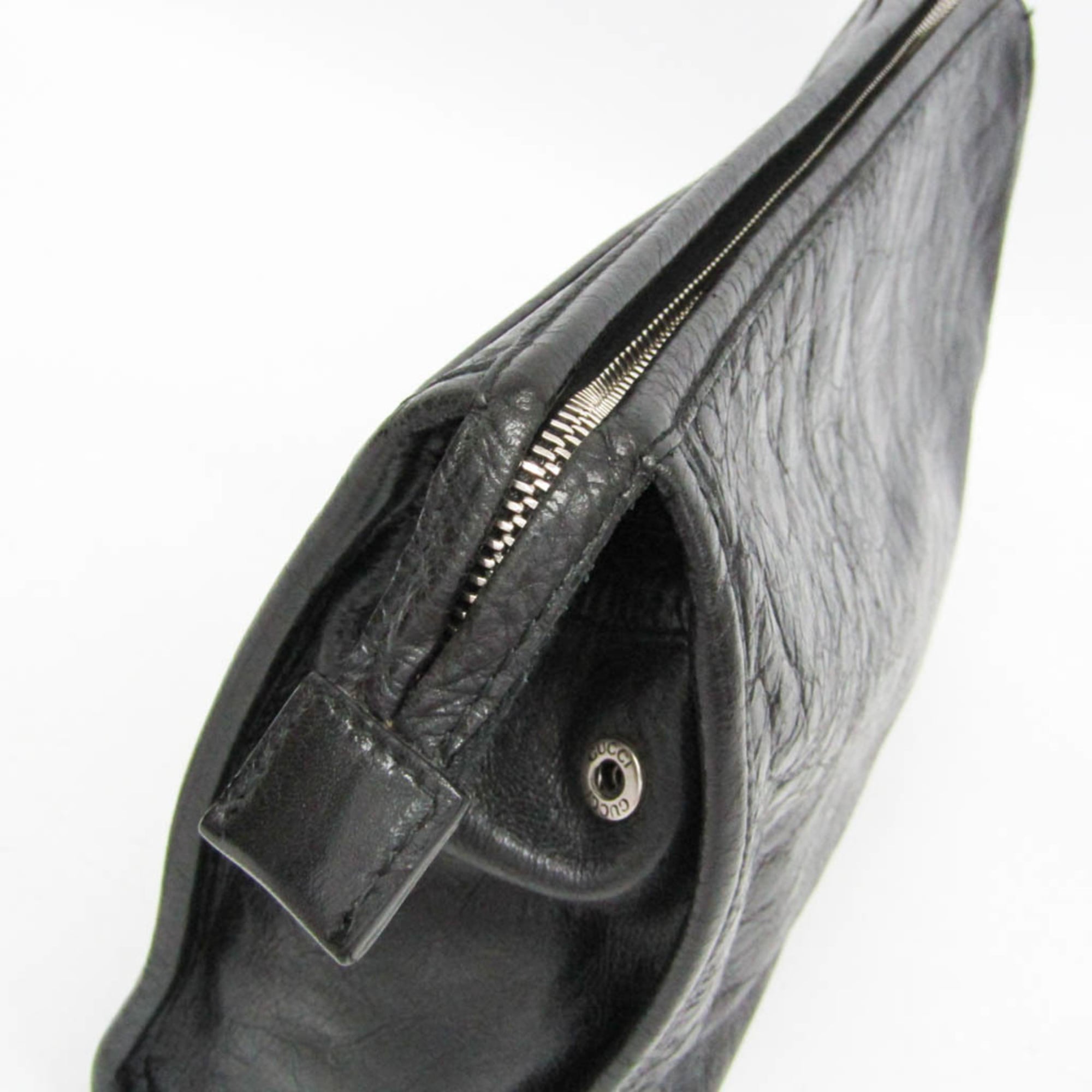 Gucci Interlocking · Leather Clutch