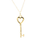 Tiffany Heart Key · Rose Gold Necklace
