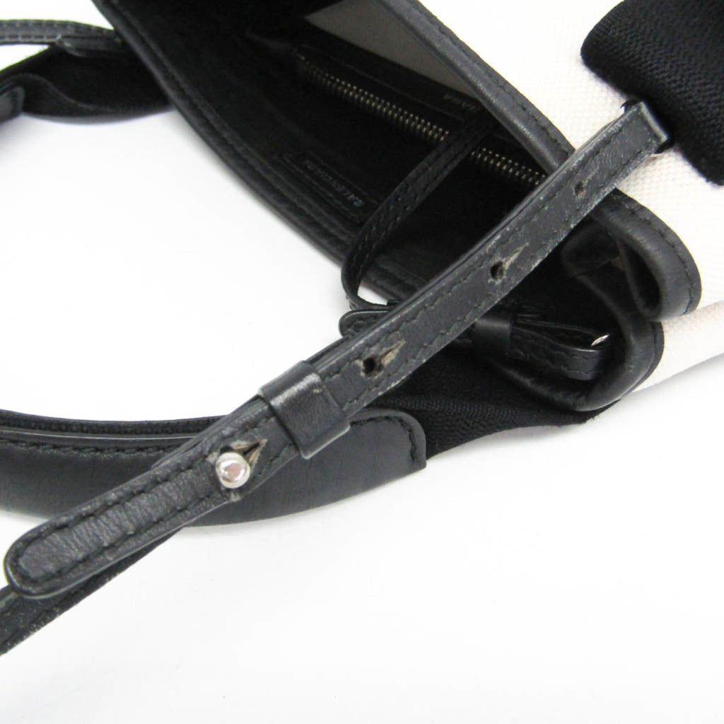 Balenciaga Navy Cabas XS · Canvas & Leather