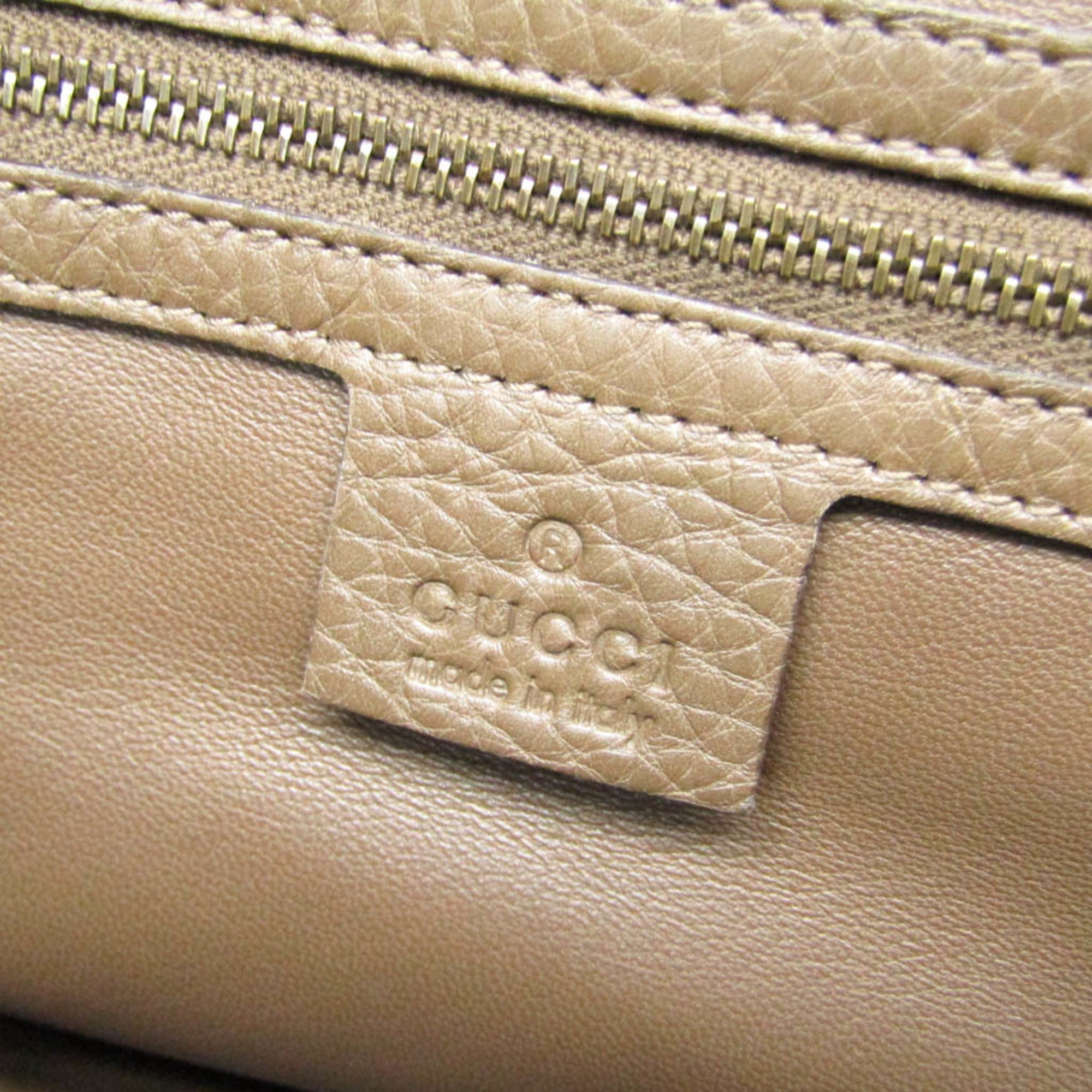 Gucci Bamboo · Leather Shoulder Bag