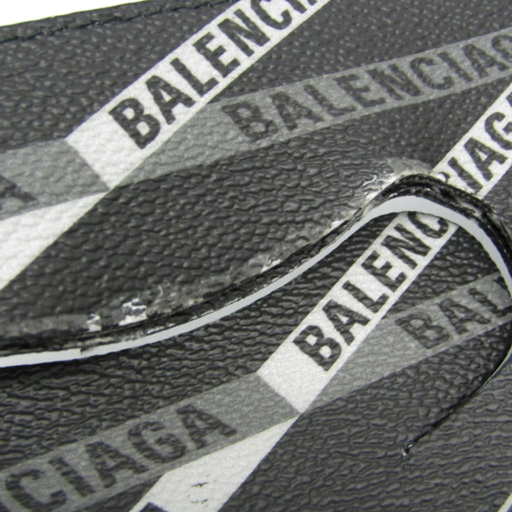 Balenciaga Logo Print · Leather Clutch