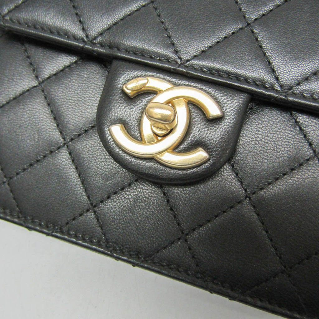 Chanel Matelassé · Lambskin · Pearl Chain