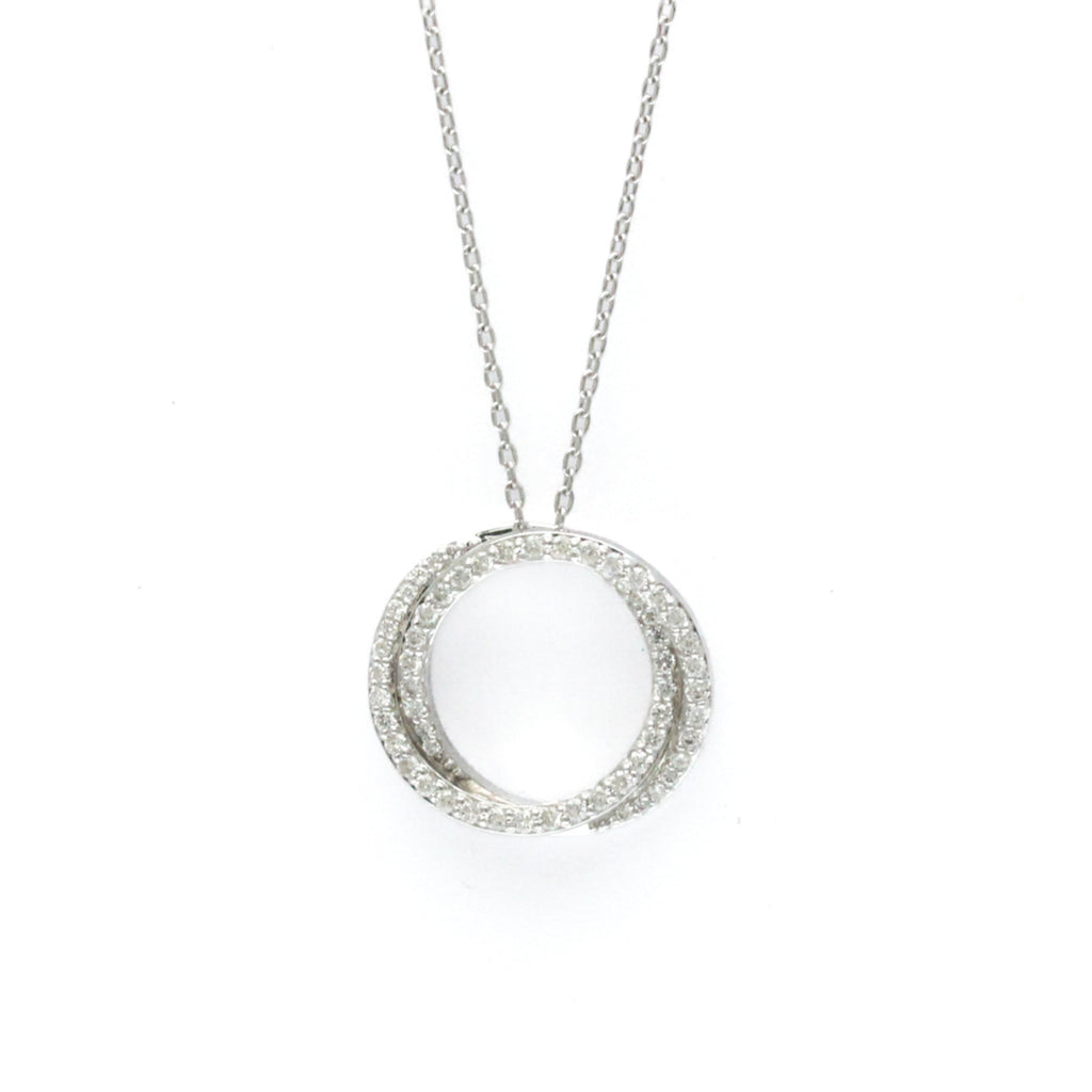 Ponte Vecchio Diamond Circle · 18K White Gold