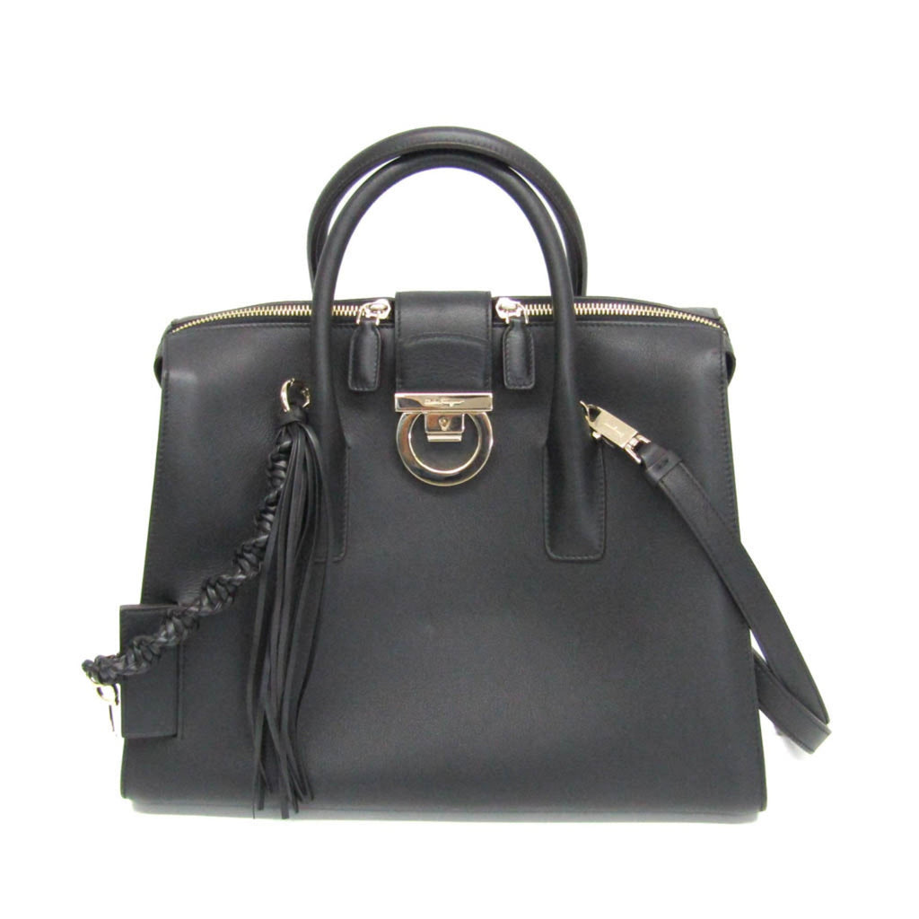 Salvatore Ferragamo Gancini · Leather