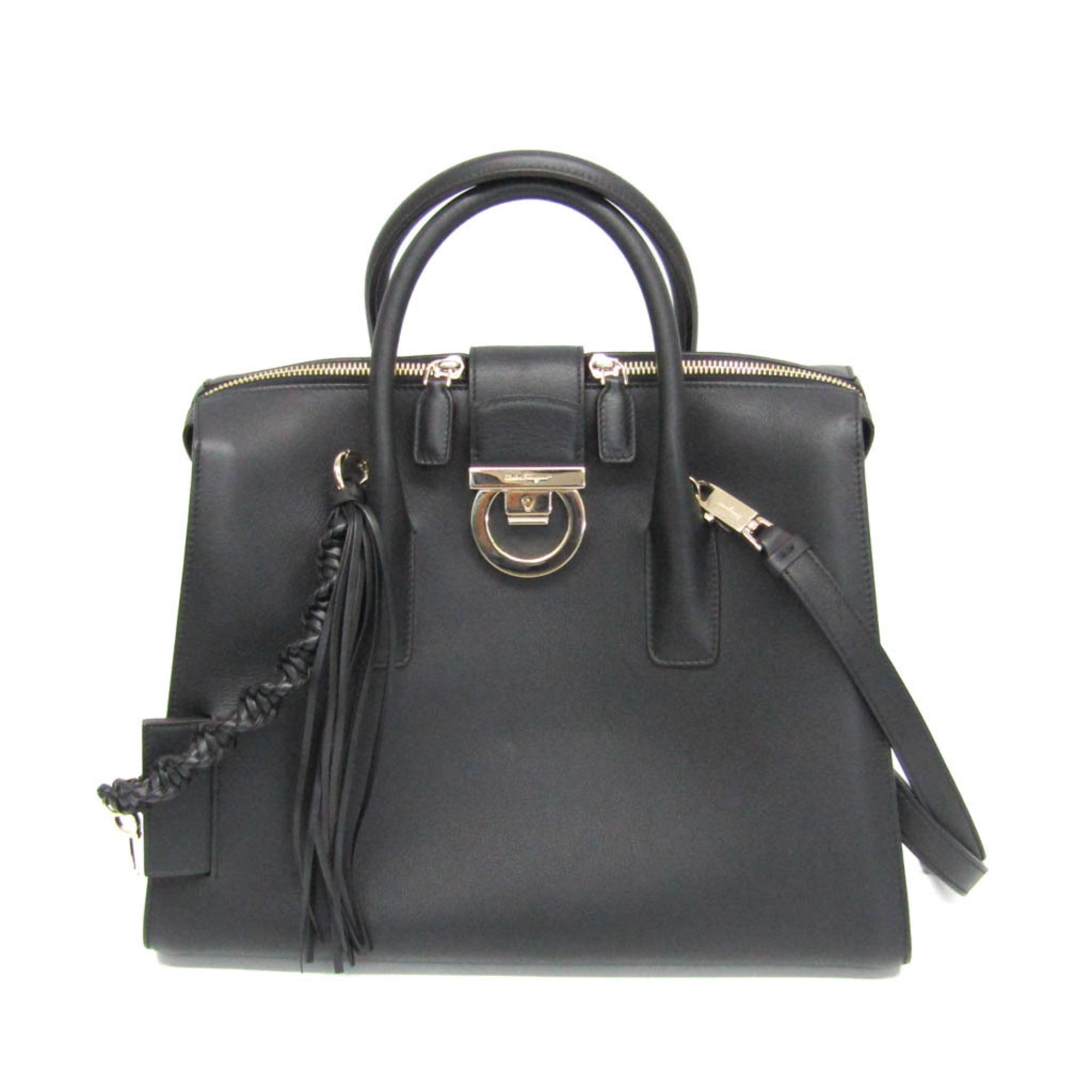 Salvatore Ferragamo Gancini · Leather