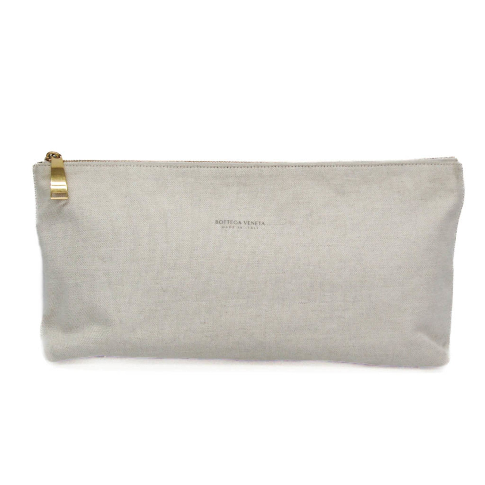 Bottega Veneta Canvas Pouch