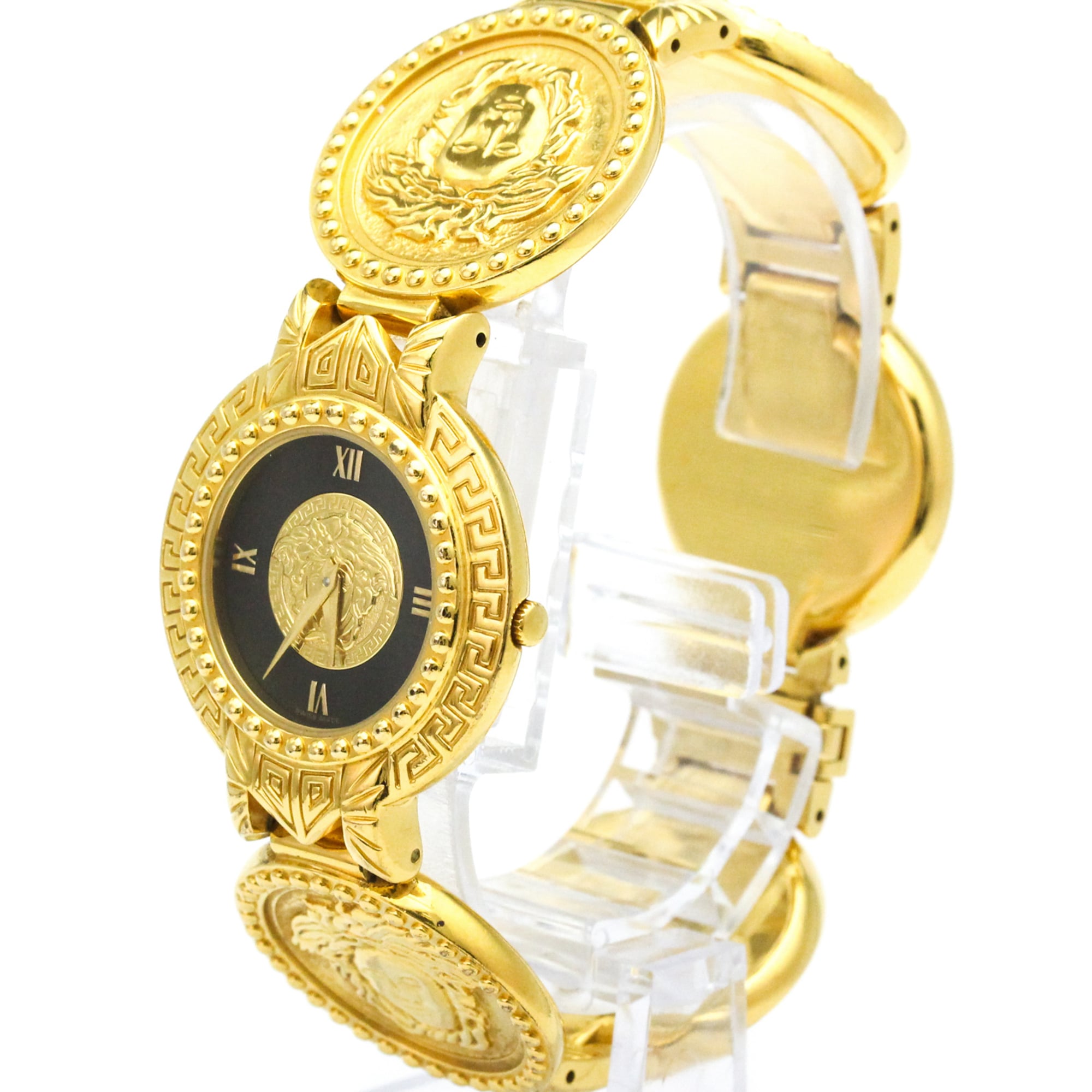 Versace Medusa Coin · Gold Plated