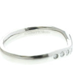 Tiffany Curved Band · Platinum · Diamond