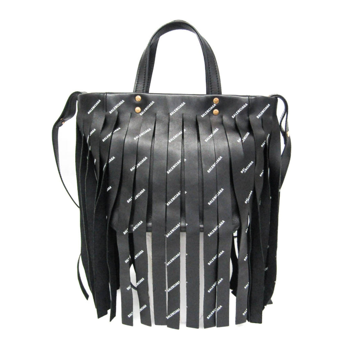 Balenciaga Laundry Cabas XS · Fringe · Leather