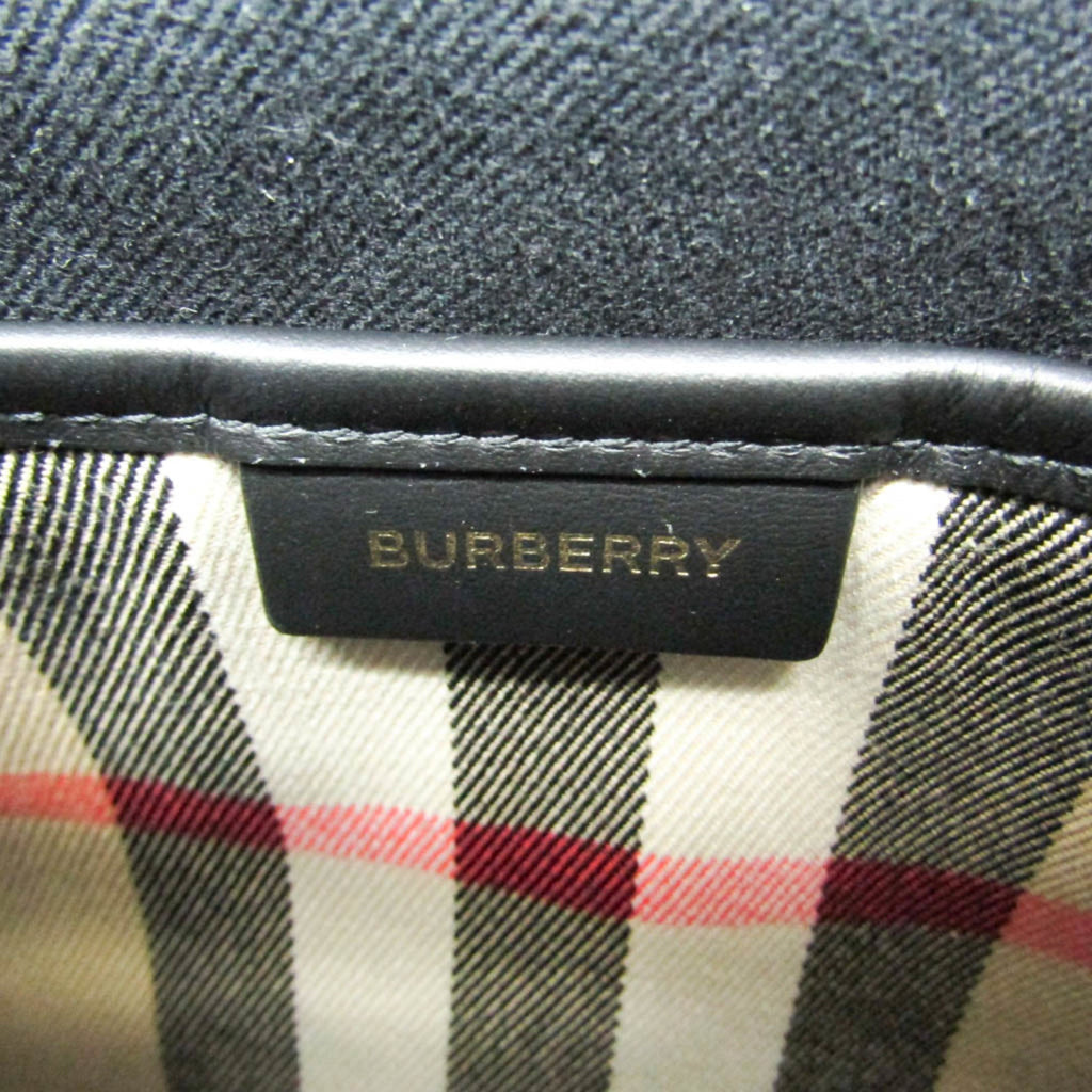 Burberry Enfild · Check Canvas & Leather