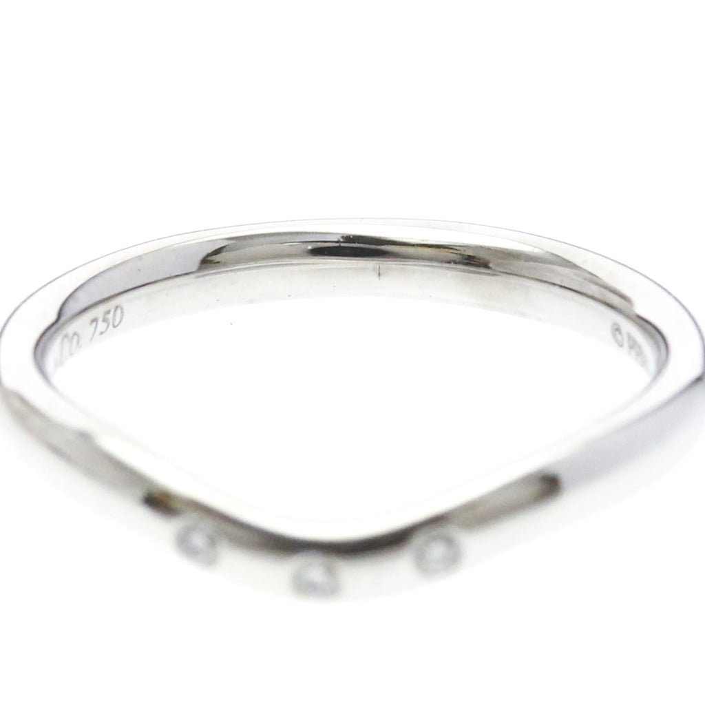Tiffany Curved Band · Platinum · Diamonds