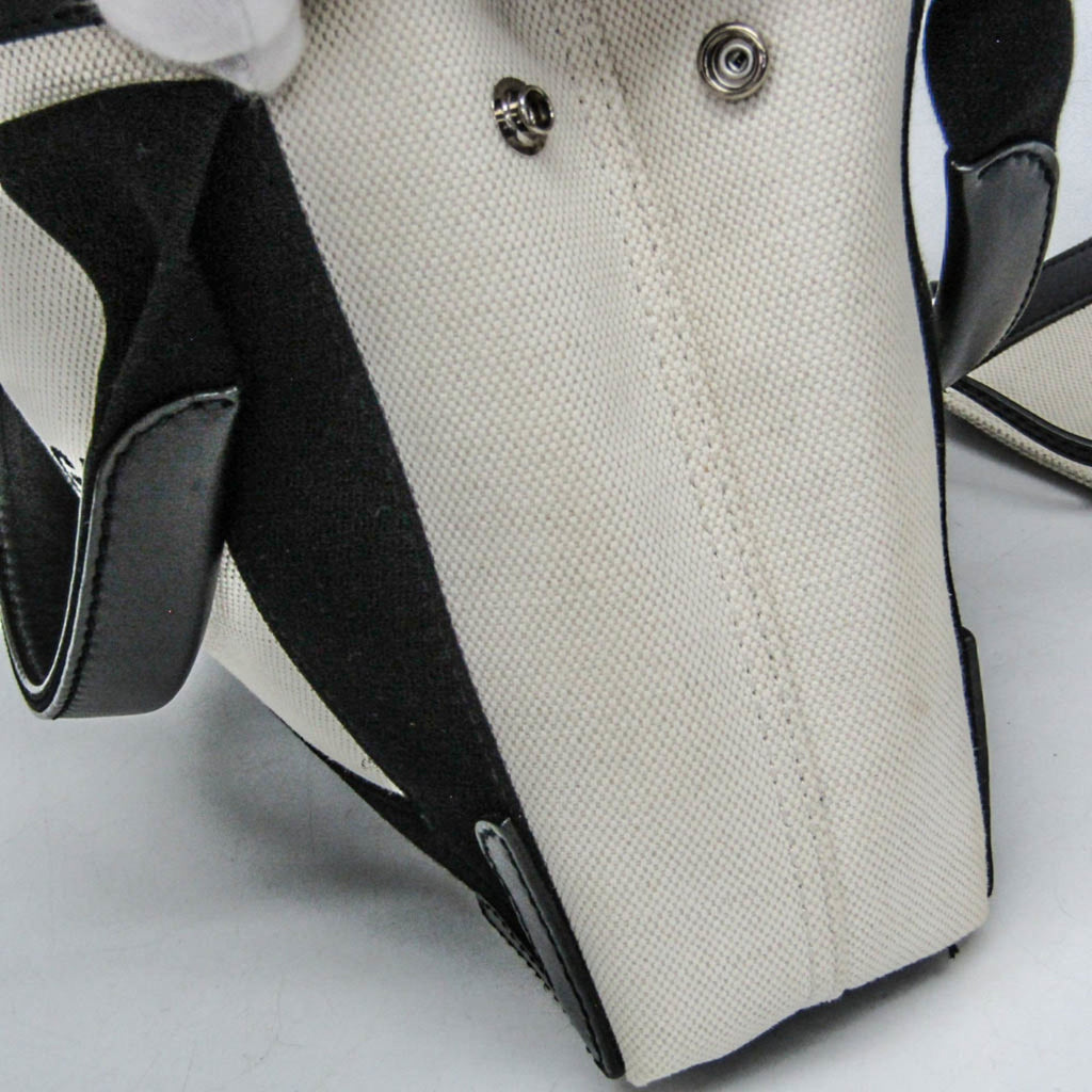 Balenciaga Navy Cabas XS · Canvas & Leather