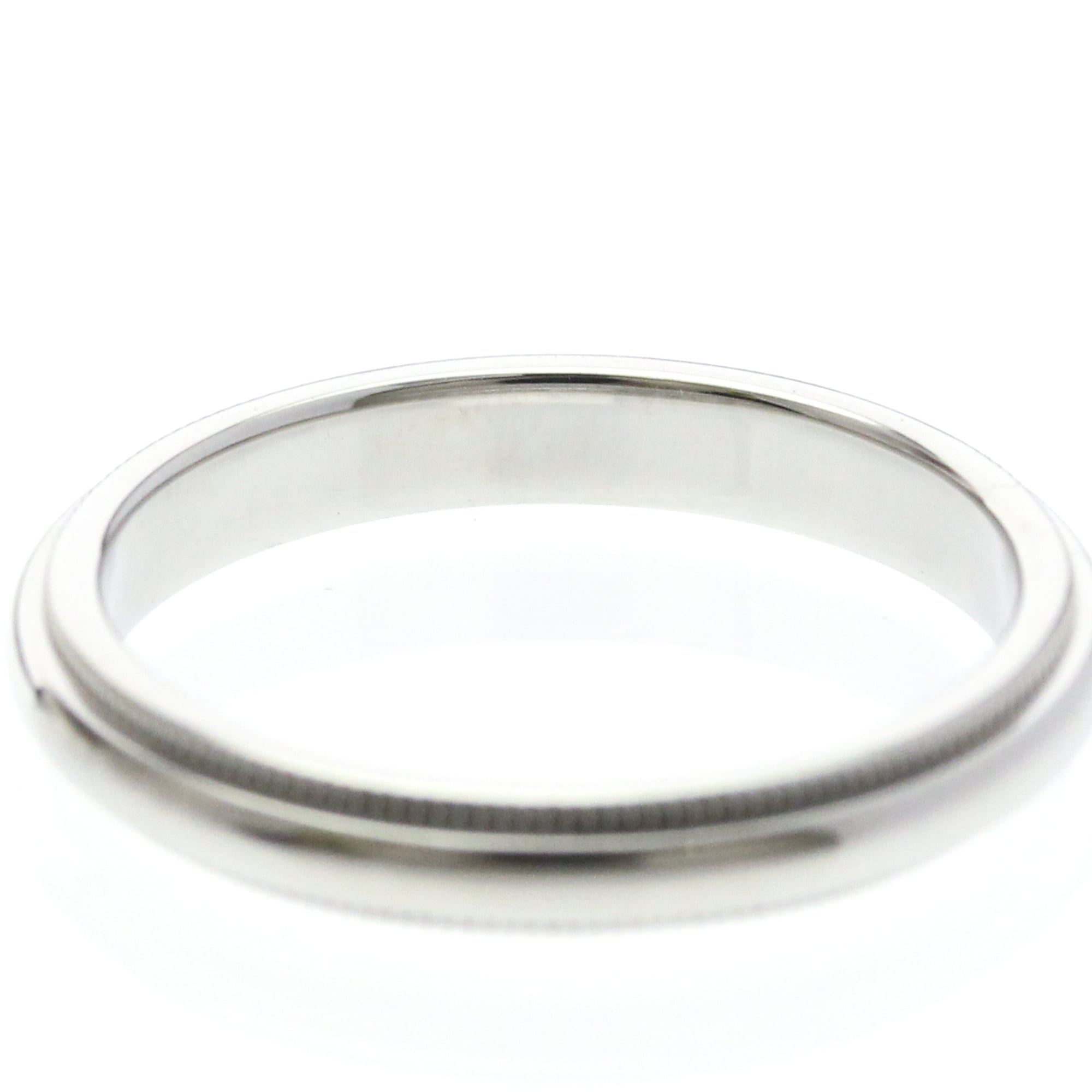 Tiffany Milgrain Band Ring · Platinum