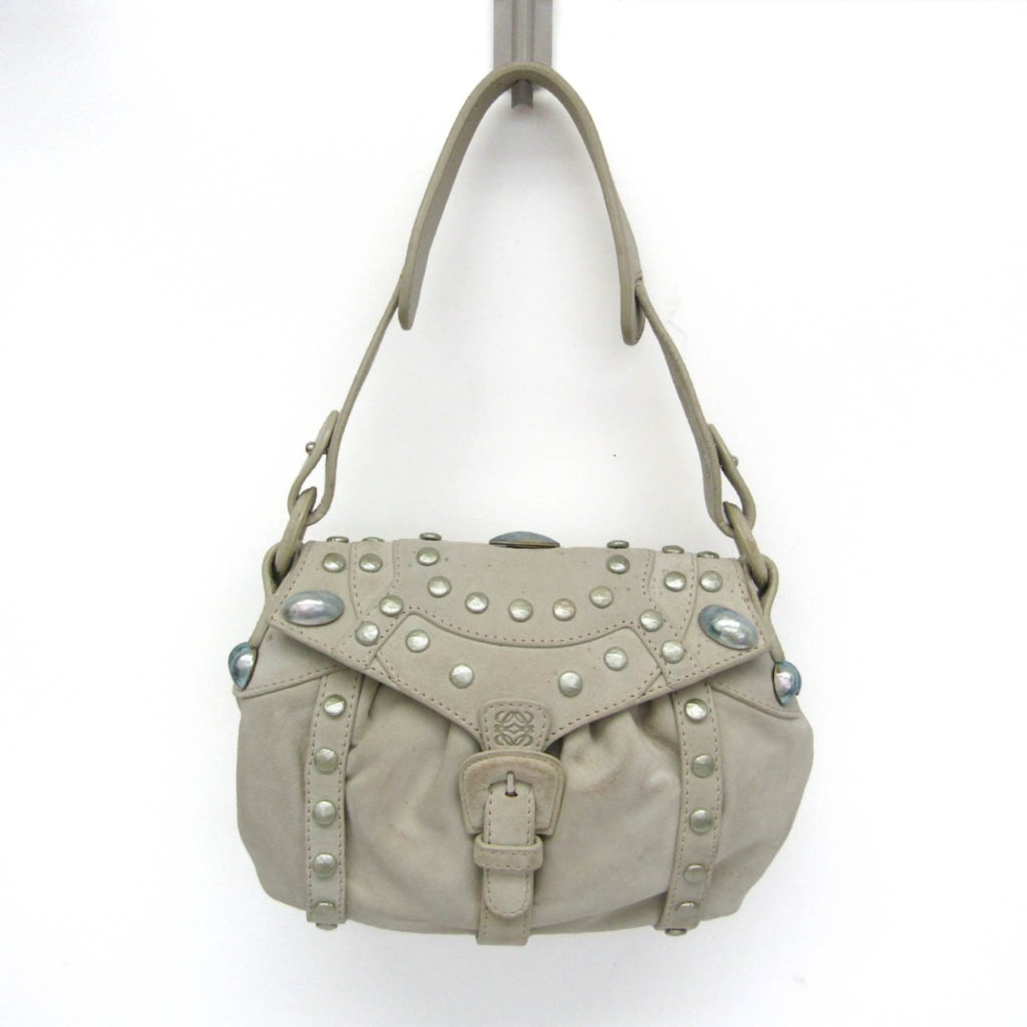 Loewe Belt Flap · Beaded Suede
