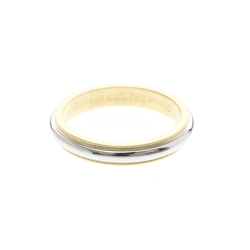 Tiffany Milgrain · Platinum & 18K Gold