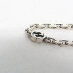 Gucci Double G · Silver 925 Charm Bracelet