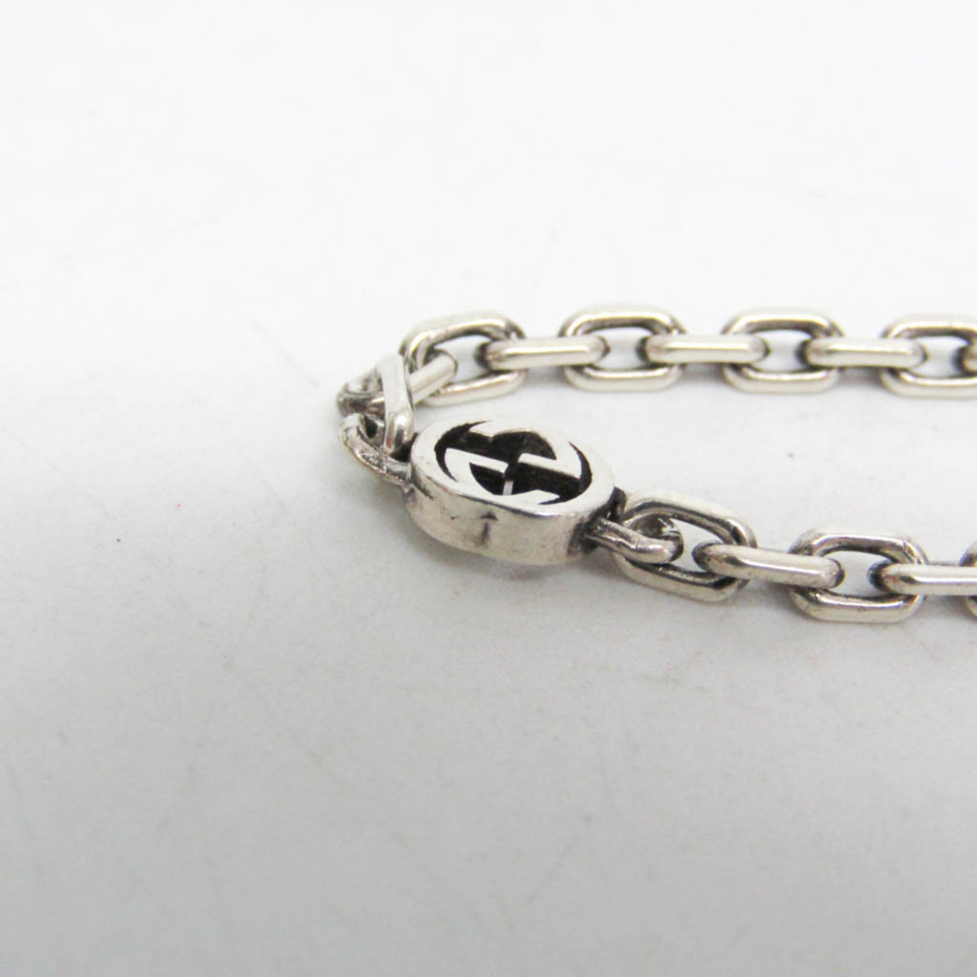 Gucci Double G · Silver 925 Charm Bracelet