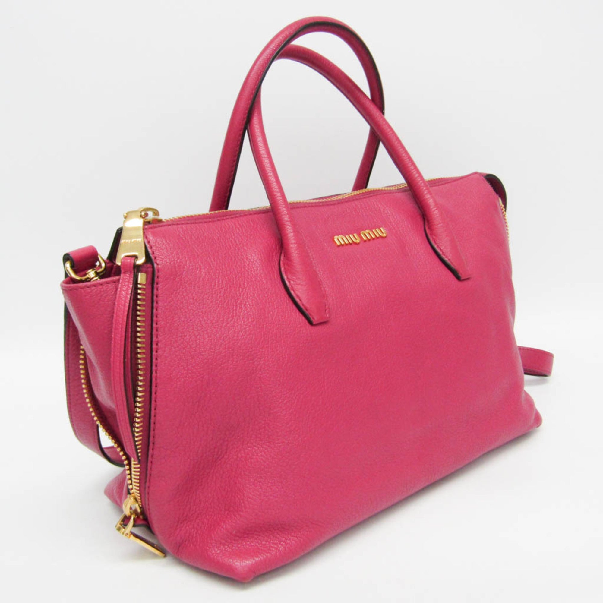 Miu Miu Madras · Leather