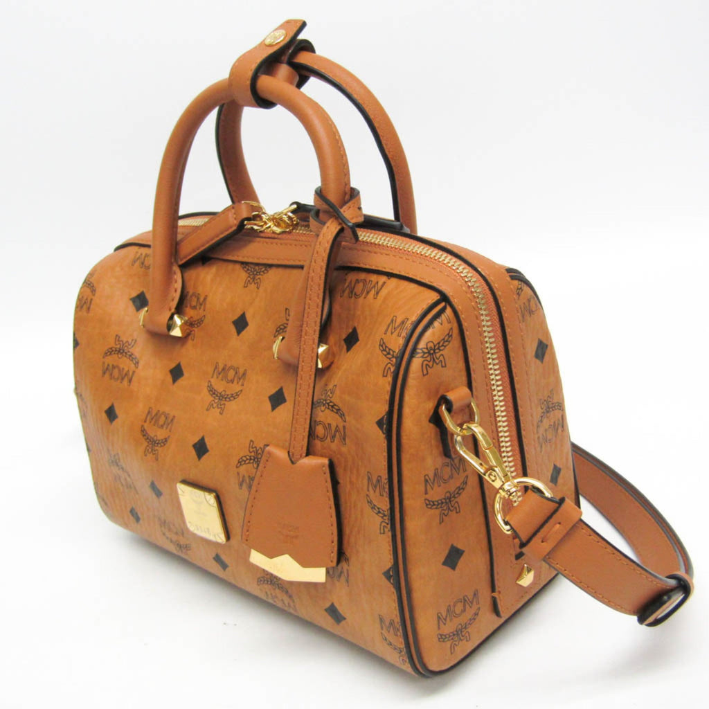 MCM Visetos Essential Boston · Coated Canvas