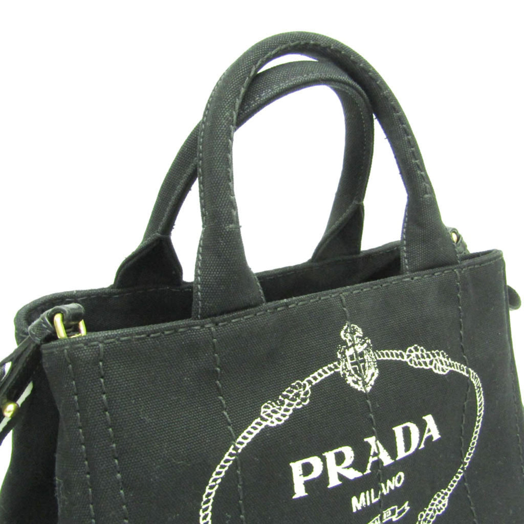 Prada Canapa · Denim Shoulder Bag