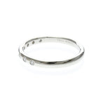 Tiffany Stacking Band · 8 Diamonds · Platinum