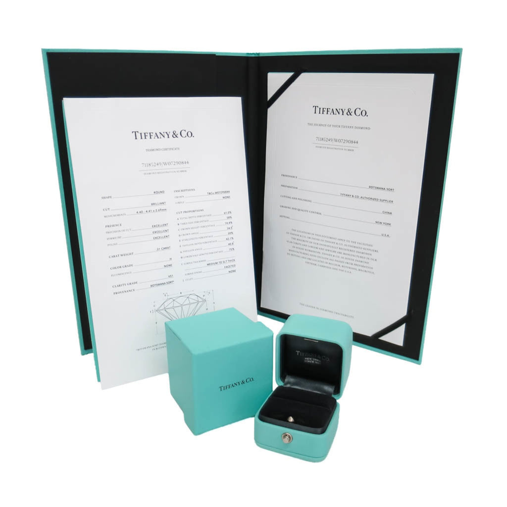 Tiffany Solitaire · 0.31ct Diamond · Platinum