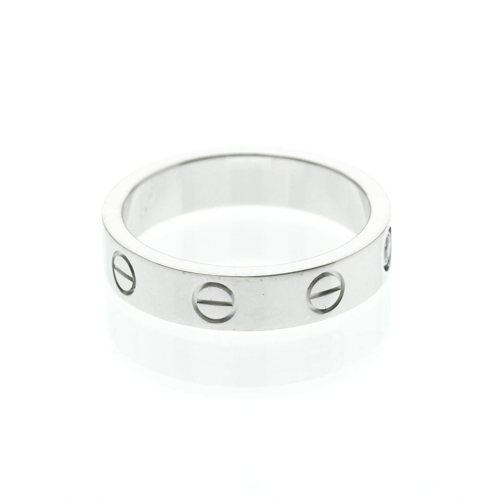 Cartier Mini Love · 18K White Gold · Diamond