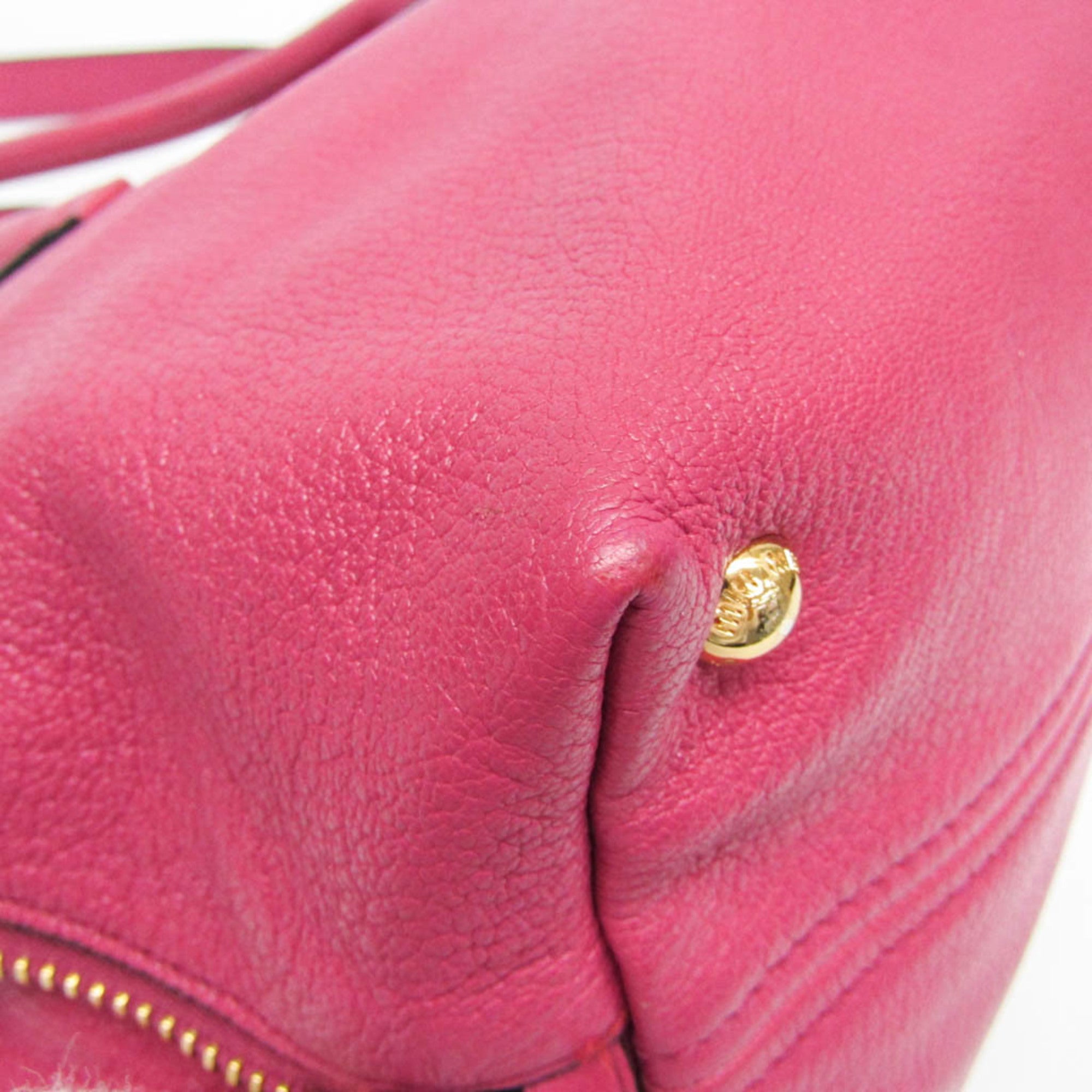 Miu Miu Madras · Leather