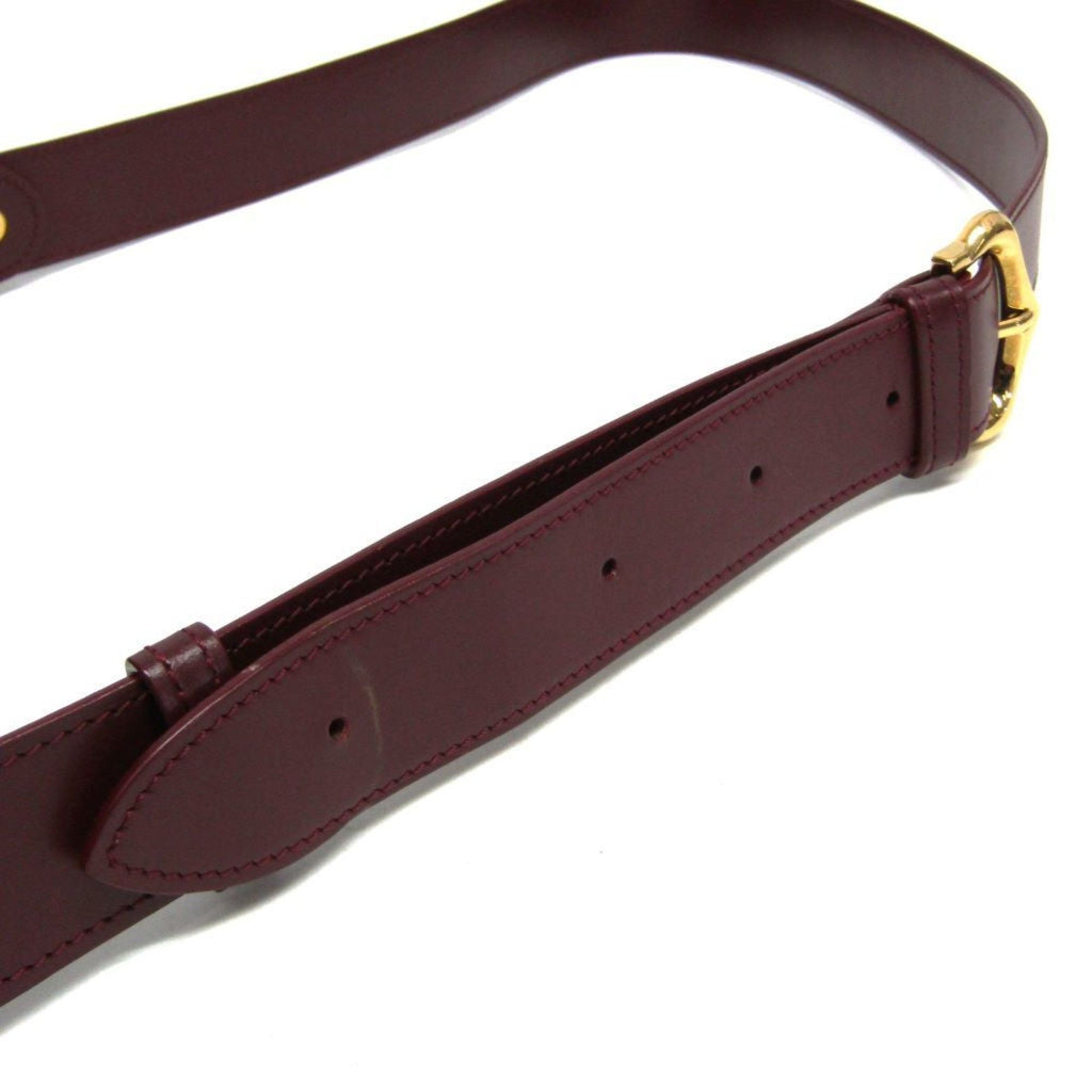 Cartier Must · Leather Shoulder Bag · Bordeaux