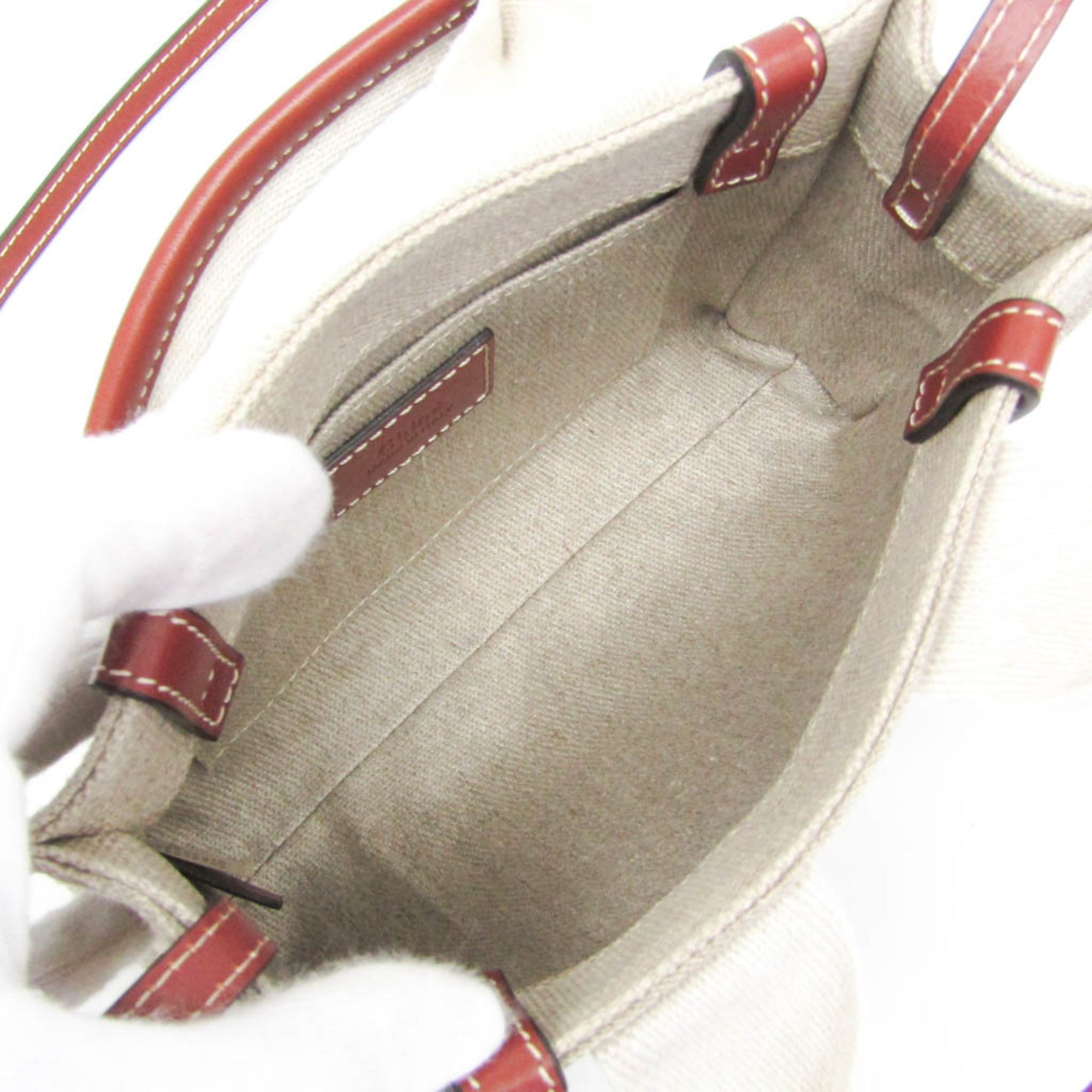 Chloé Woody Mini · Linen & Leather