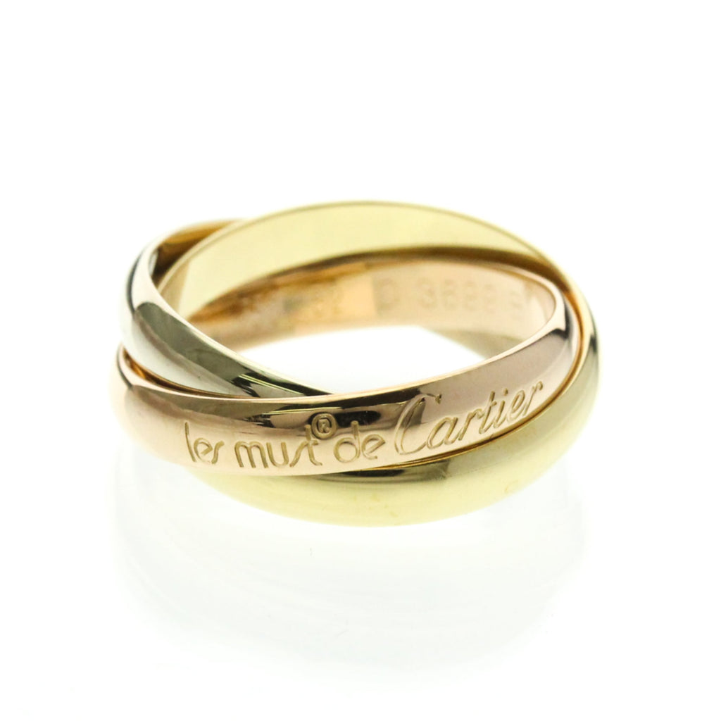 Cartier Trinity · Tri-Gold Band Ring