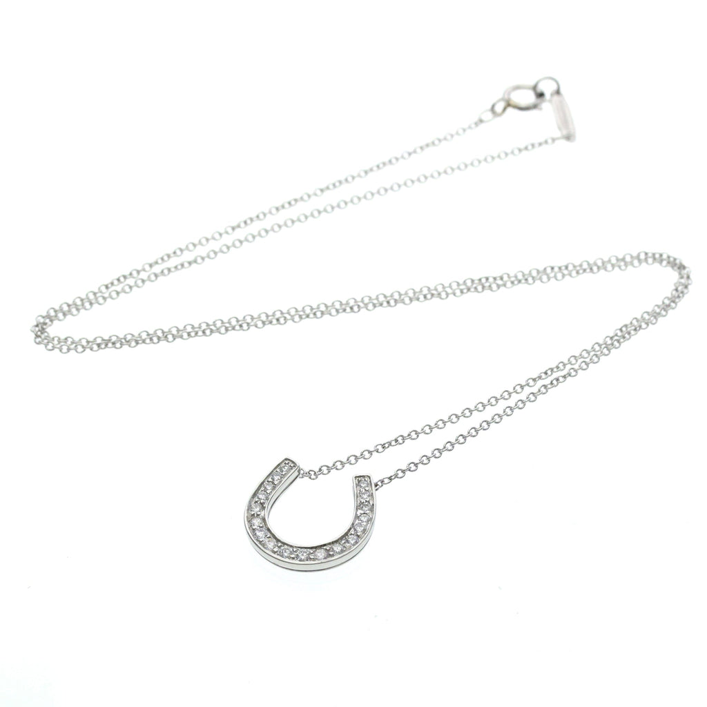 Tiffany Horseshoe · Platinum · Diamond