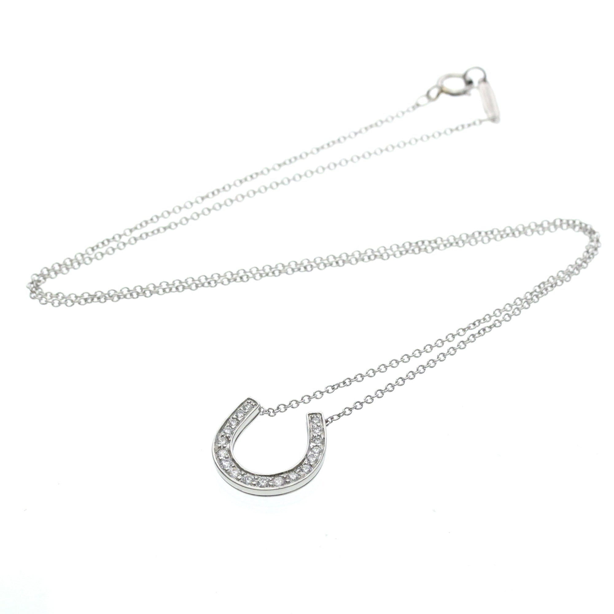 Tiffany Horseshoe · Platinum · Diamond