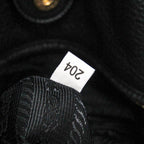 Prada Triangle Logo · Leather Tote