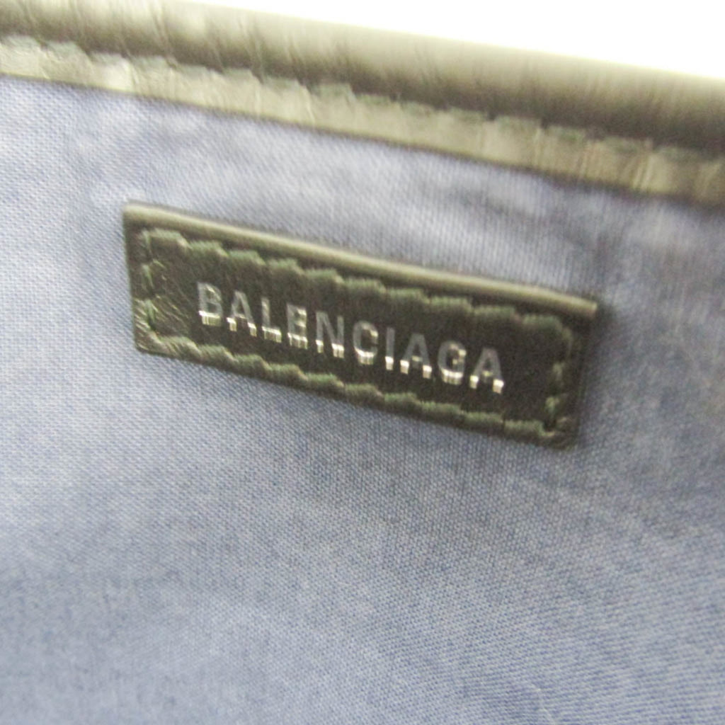 Balenciaga Navy Cabas S · Wool Felt