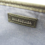 Balenciaga Navy Cabas S · Wool Felt