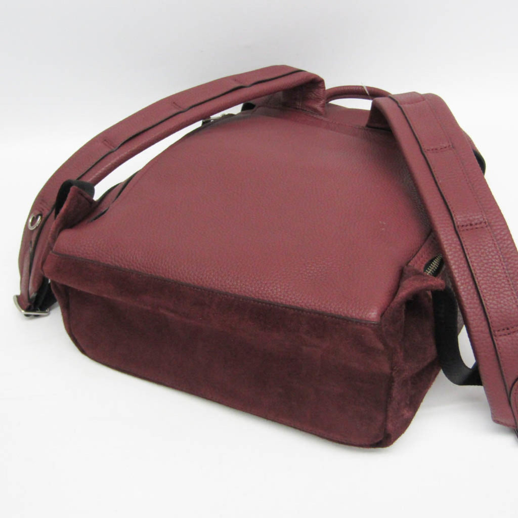 Coach Manhattan · Leather & Suede Backpack