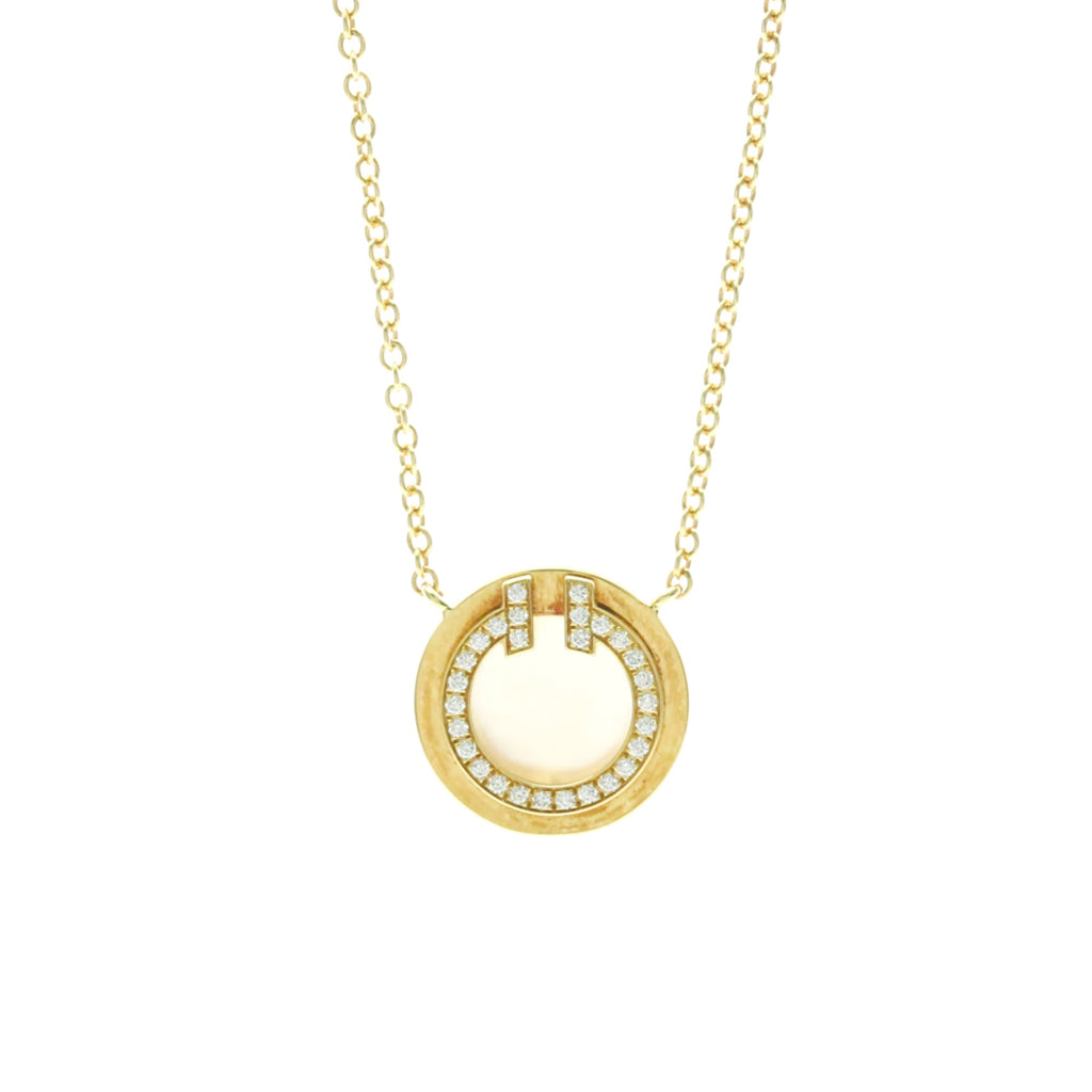 Tiffany T Two Circle · 18K Yellow Gold · Diamond