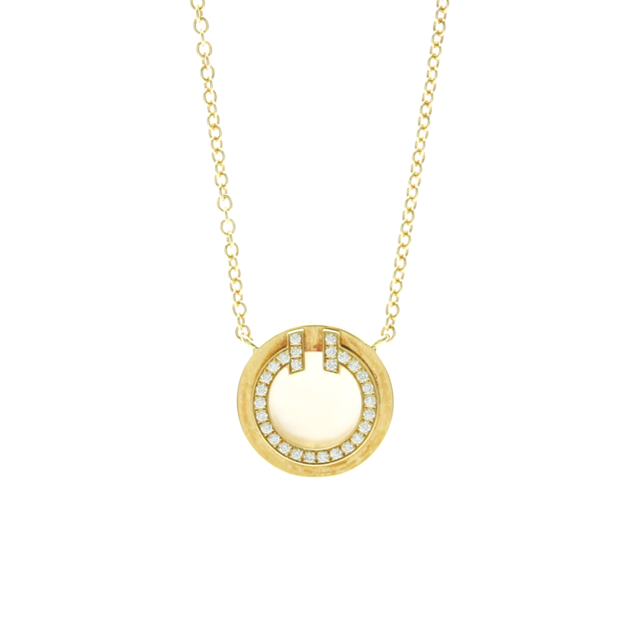 Tiffany T Two Circle · 18K Yellow Gold · Diamond