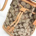 Coach Signature · Drawstring · Canvas