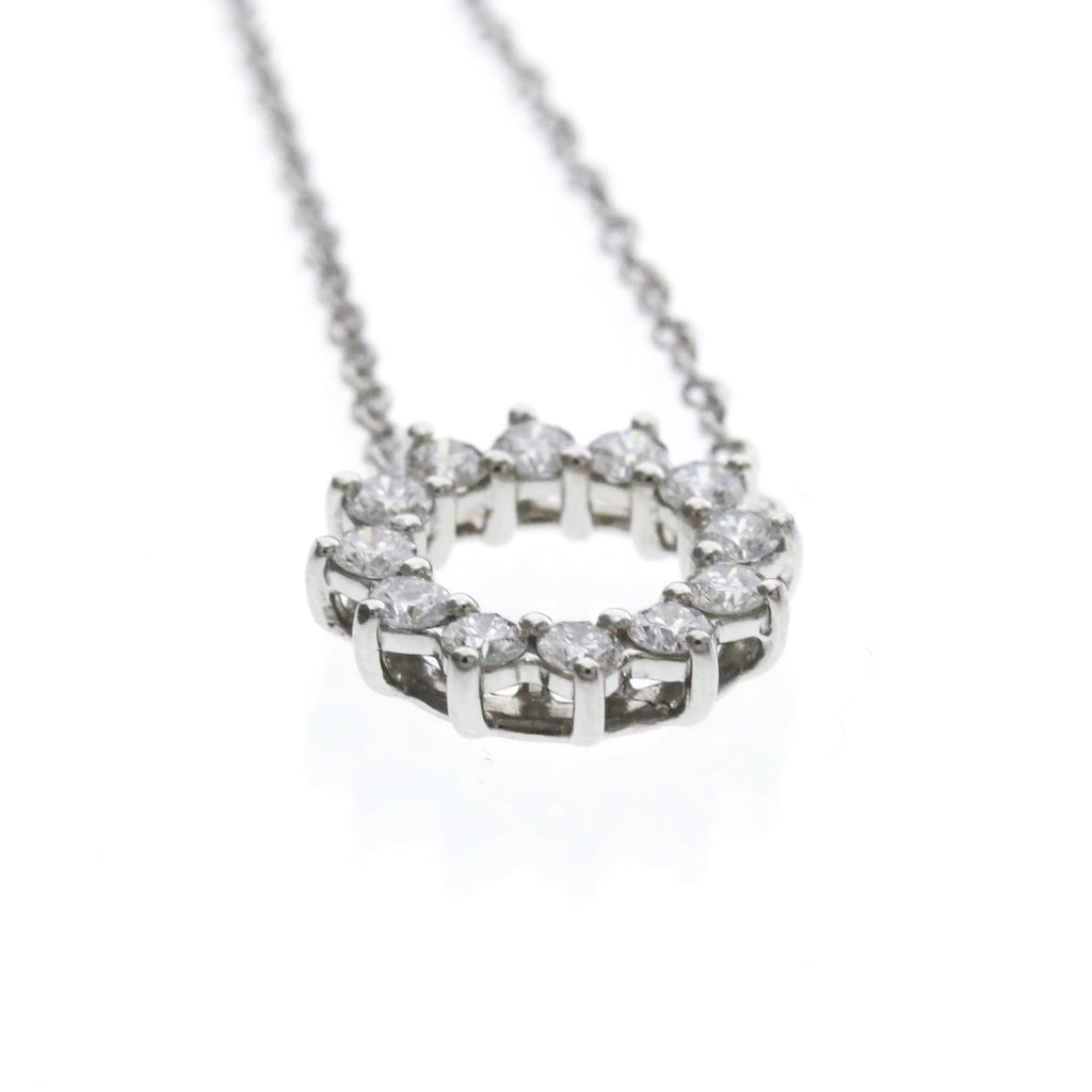 Tiffany Open Circle Mini · Platinum · Diamond